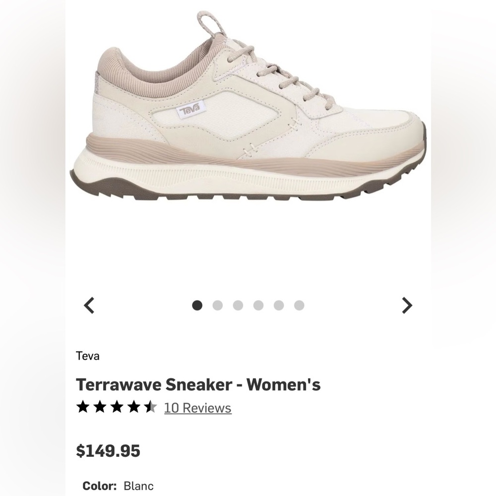 New in box Teva Terra Weave Sneaker - Blanc tennis shoes women’s 9